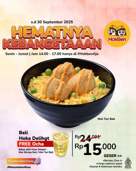 Promo HokBen Hematnya Kebangetan September 2025 Hoka Delight