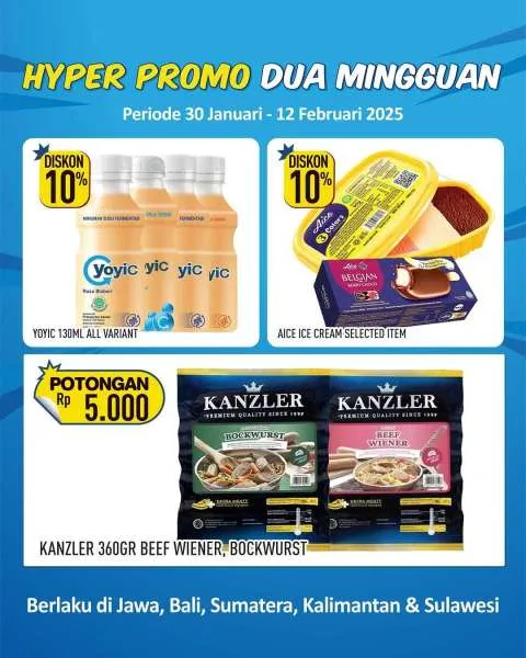 Promo Hypermart Dua Mingguan Periode 30 Januari-12 Februari 2025