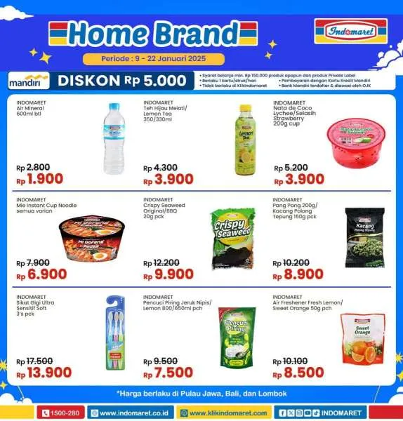 Promo Indomaret Super Hemat Periode 9-22 Januari 2025