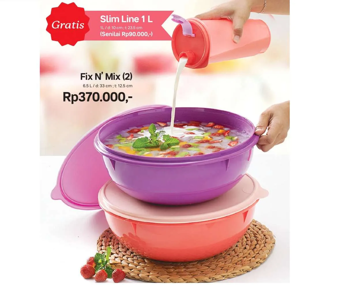 Katalog promo Tupperware Agustus 2021, deratan perabotan ini memberikan produk gratis