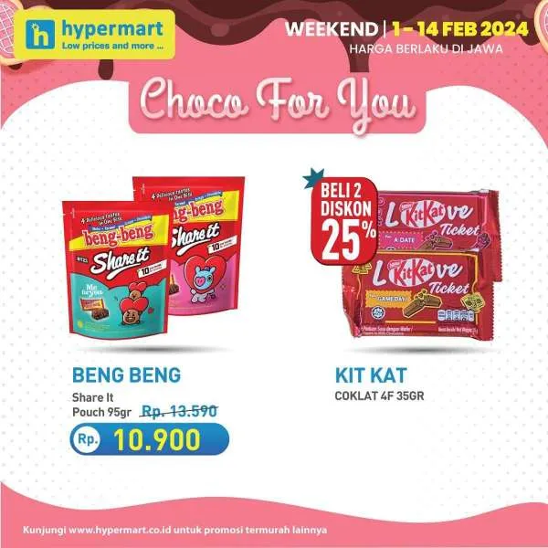Promo Hypermart Spesial Valentine Periode 1-14 Februari 2024