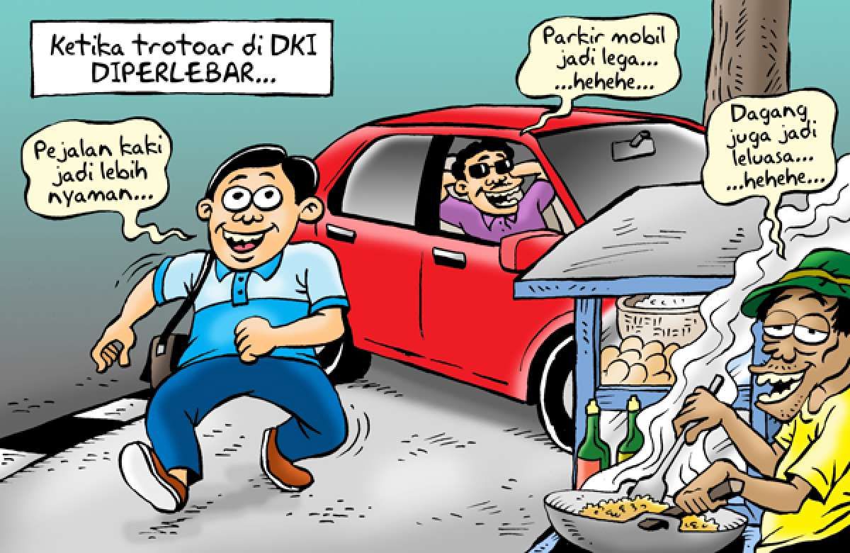 Benny Rachmadi - Pelebaran Trotoar DKI