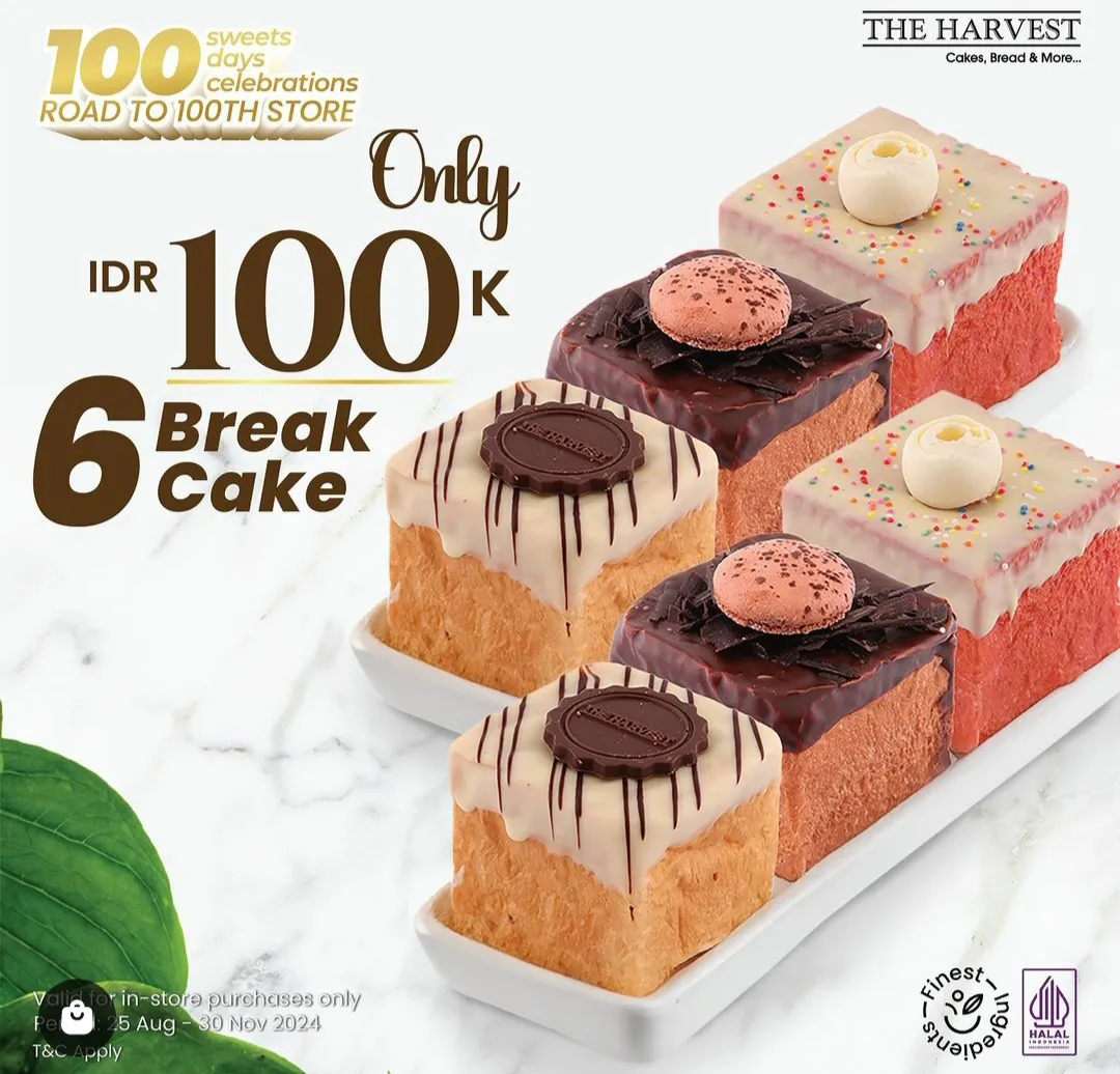Promo The Harvest road to 100th store