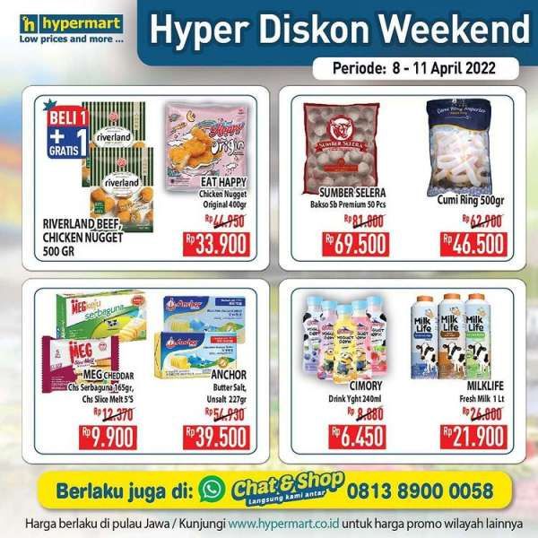 Promo JSM Hypermart 8-11 April 2022, Hyper Diskon Weekend Terbaru