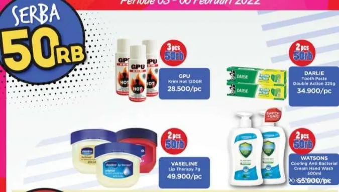 Promo Watsons Weekend Special Periode 3-6 Februari 2022