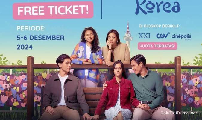 Promo Tiket Film Cinta Tak Seindah Drama Korea, Buy 1 Get 1 Segera Berakhir Hari Ini