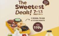 Promo JCO The Sweetest Deals 7-13 Juli, 1/2 Dozen Donuts + Jcool Hanya Rp 119.000