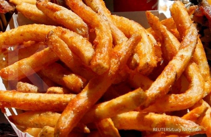 Salah satu makanan yang dilarang untuk penyakit jantung adalah kentang goreng.