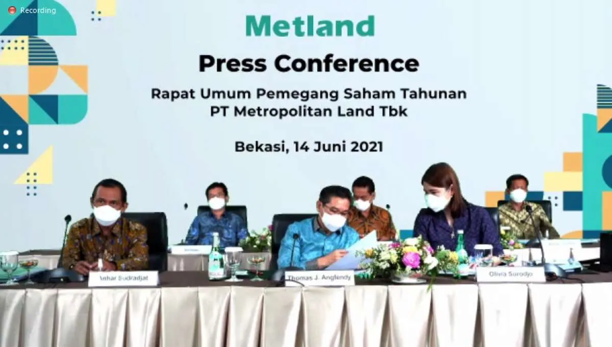 Metropolitan Land (MTLA) akan bagikan dividen Rp 54 miliar