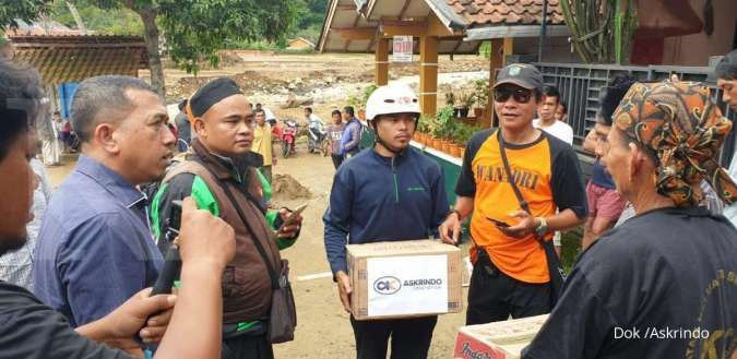 Aksi cepat Askrindo, Bank Mandiri dan Perhutani tangani korban banjir dan longsor