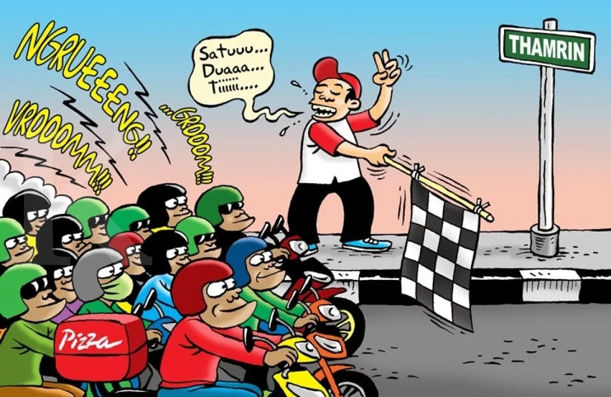 Dishub DKI akan buat jalur khusus motor di Thamrin