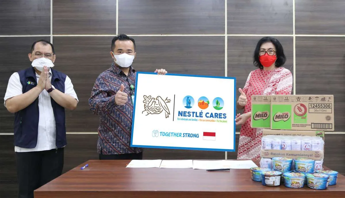 Nestlé salurkan 45.402 makanan minuman dan alat kesehatan ke RSDC Wisma Haji