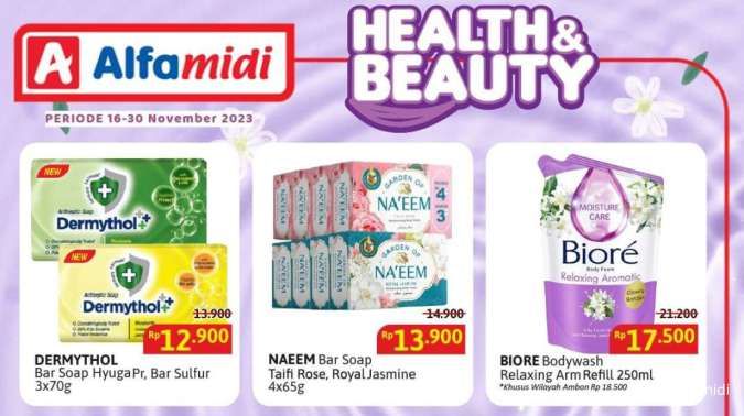 Promo Alfamidi Health & Beauty, Skincare dan Hair Care Harga Spesial