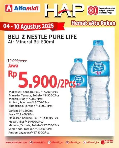 Promo Alfamidi Hemat Satu Pekan Periode 4-10 Agustus 2025