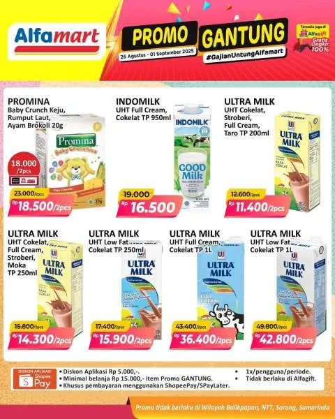Promo Alfamart Gantung Periode 26 Agustus-1 September 2025