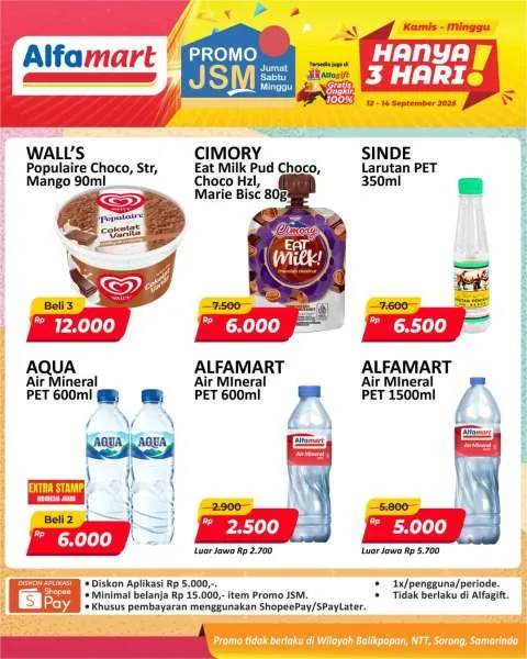 Promo JSM Alfamart Periode 12-14 September 2025