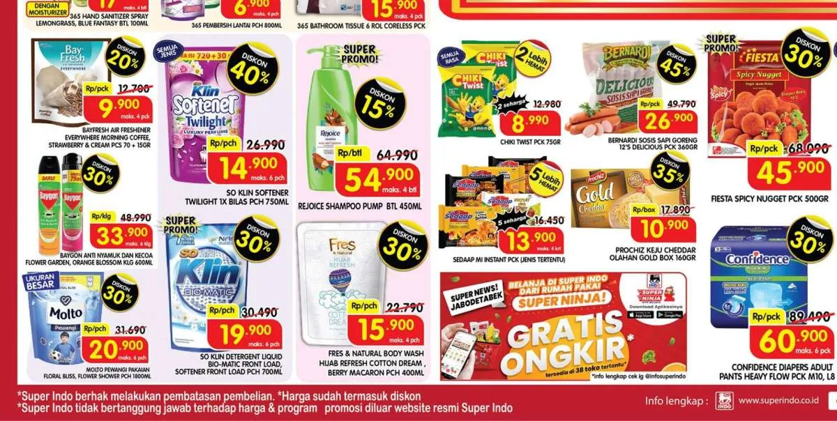 Katalog Promo Superindo Terbaru 15 Maret 2023, Promo yang Akan Berakhir Besok