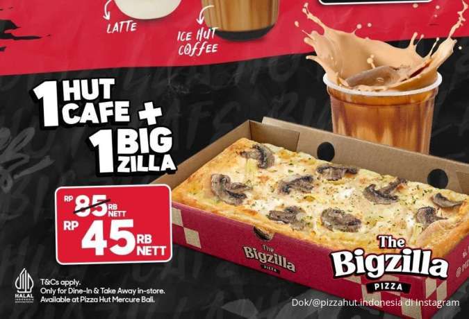 Promo Pizza Hut Bulan Desember 2024, Promo Bigzilla hingga Kopi Menjelang Akhir Tahun