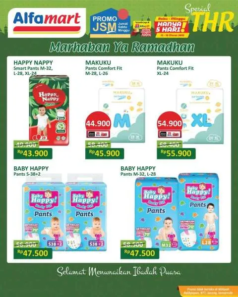 Promo JSM Alfamart Spesial THR Hanya 5 Hari Periode 12-16 Maret 2025