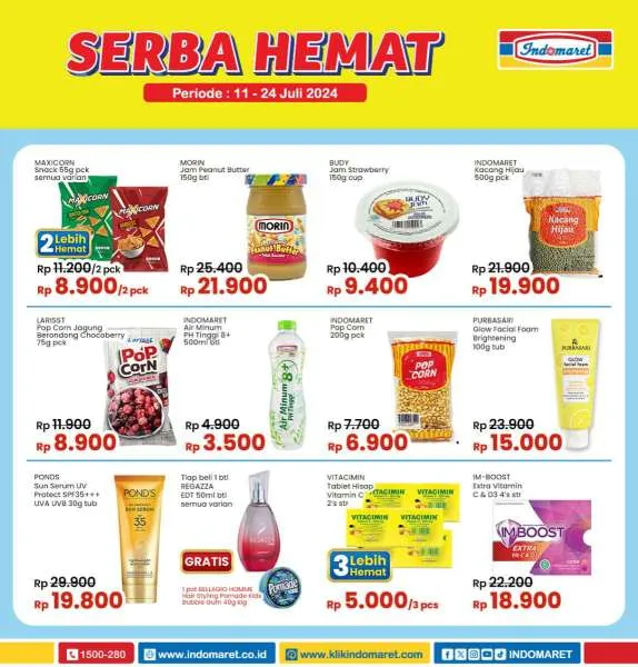 Promo Indomaret Super Hemat Periode 11-24 Juli 2024