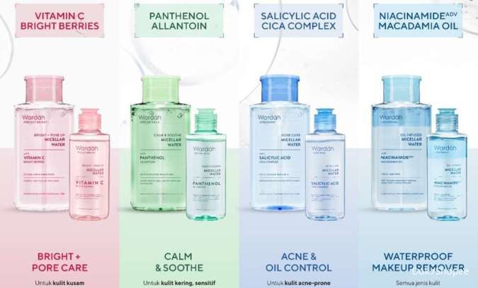 4 Varian Micellar Water Wardah Sesuai Jenis Kulit untuk Hapus Makeup dan Kotoran