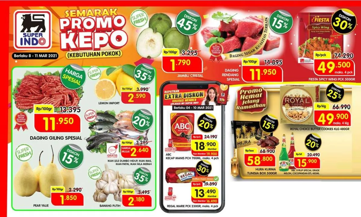 Promo Superindo weekdays Selasa 9 Maret 2021, diskonan hari kerja terbaru!