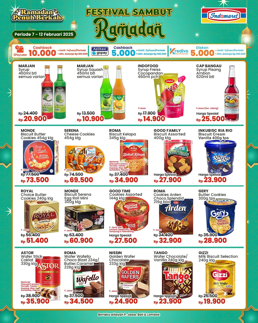 Promo Indomaret Sambut Ramadan Periode 17-12 Februari 2025