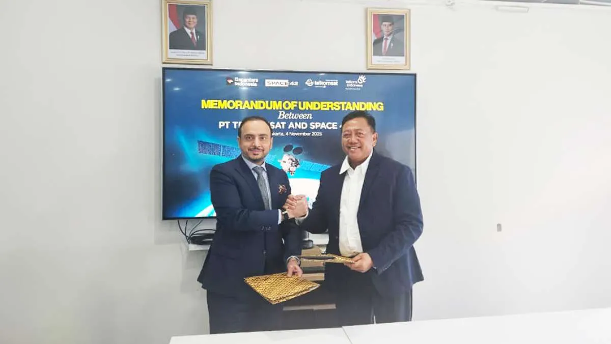  Telkomsat dan Space42 Teken MoU Pengembangan Konektivitas Berbasis Satelit