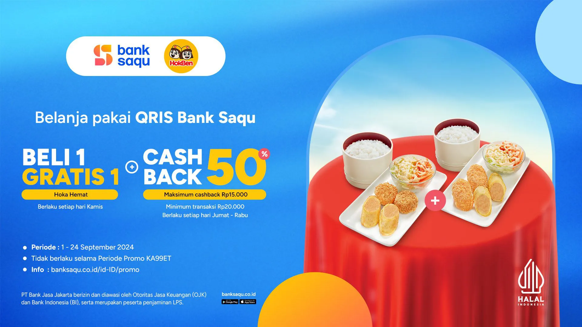Promo Hokben x Bank Saqu September 2024