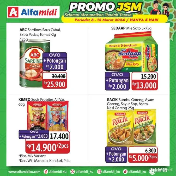 Promo JSM Alfamidi Hanya 5 Hari Periode 8-12 Maret 2024