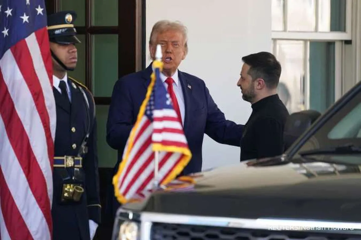 Transkrip Lengkap Perseteruan Zelenskiy dan Trump di Gedung Putih