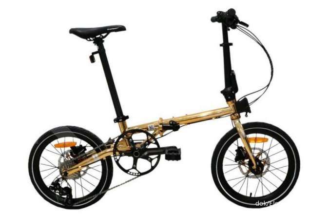 Asik! Harga sepeda lipat Element Troy Gold edisi 2021 dibanderol cuma Rp 4 jutaan 