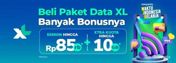 Promo XL di WIB Tokopedia Februari 2022, Beli Paket Data Dapat Harga Spesial!