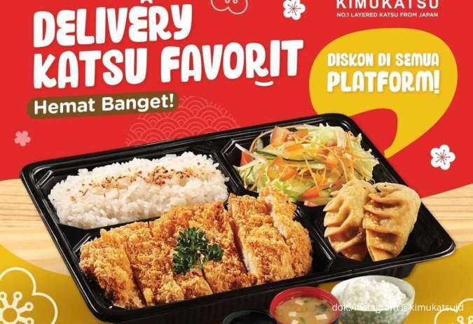 Pesan di mana Saja Tetap Hemat, Promo Kimukatsu Delivery Diskon hingga 40%