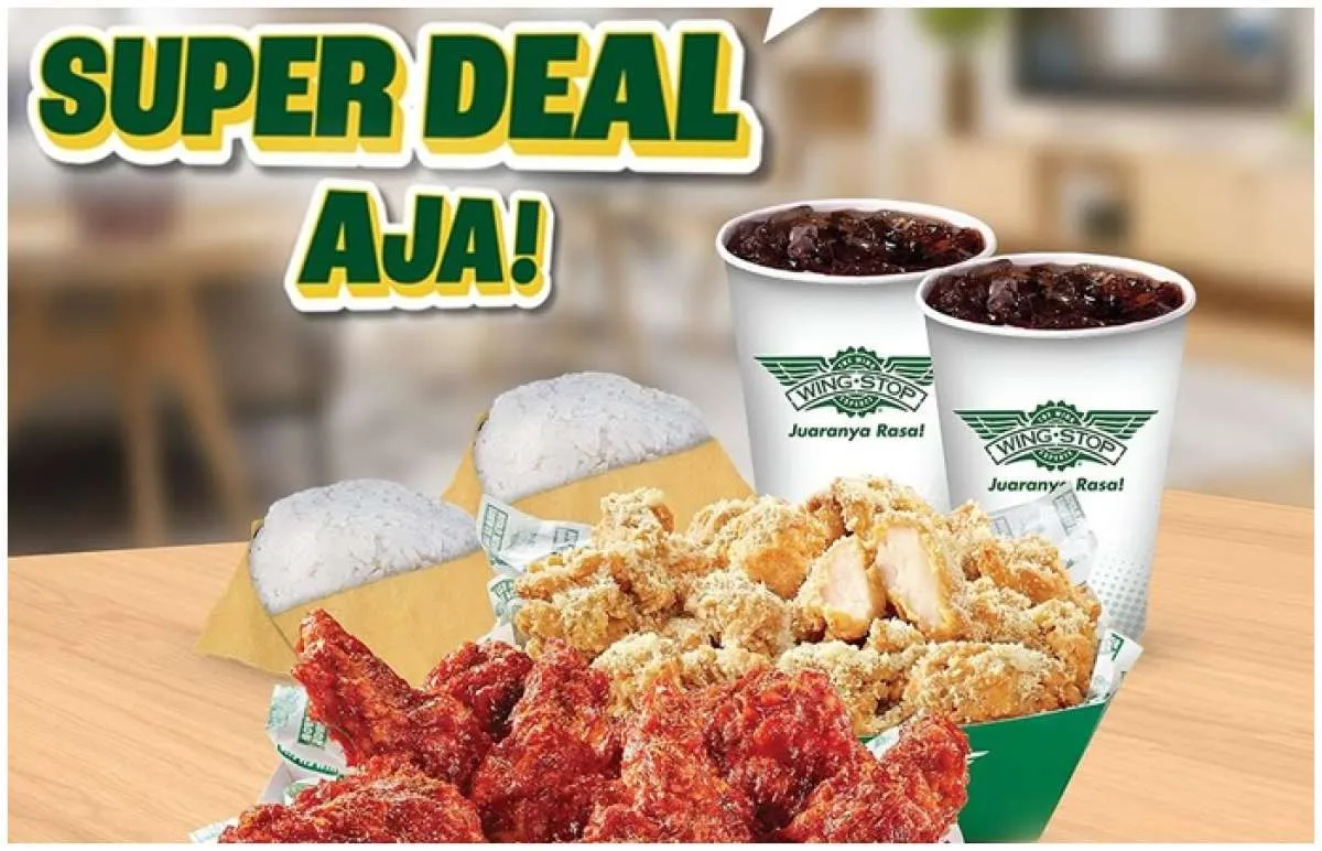 Daftar Promo Wingstop Super Deal dan Mantapnya Juara, Menu Komplit Harga Irit