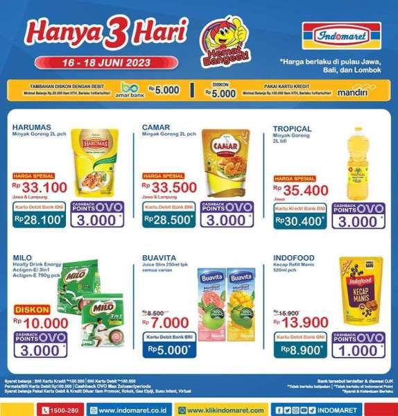 Promo JSM Indomaret Periode 16-18 Juni 2023