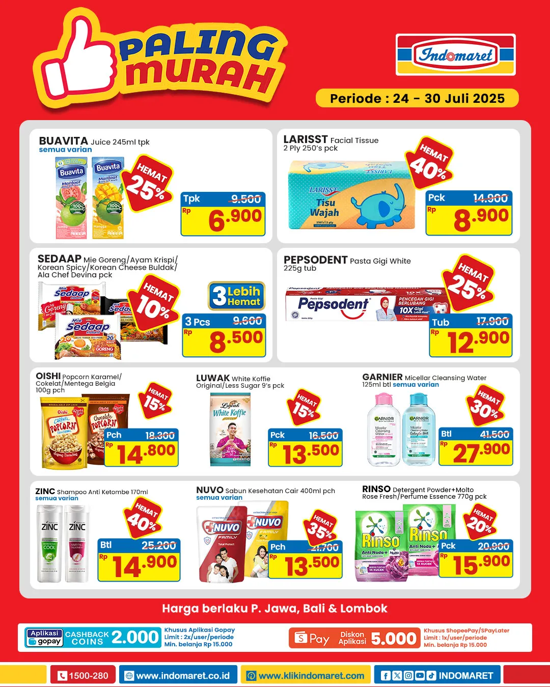Promo Indomaret 24-30 Juli 2025 Paling Murah