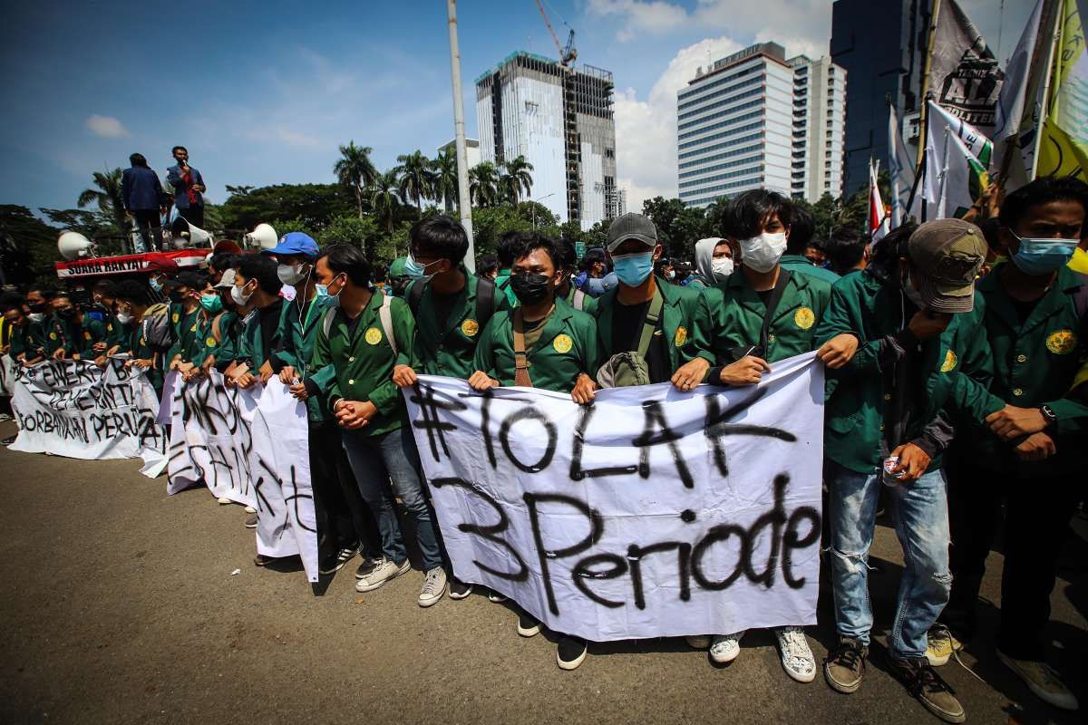 Mahasiswa Tolak Penundaan Pemilu