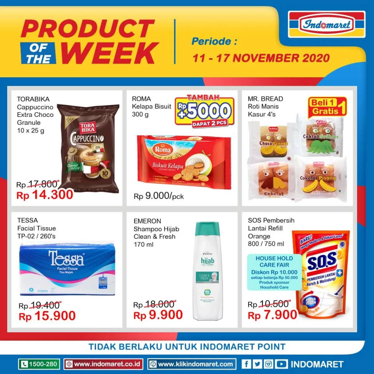 Promo Indomaret weekday hari ini, 16 November 2020!