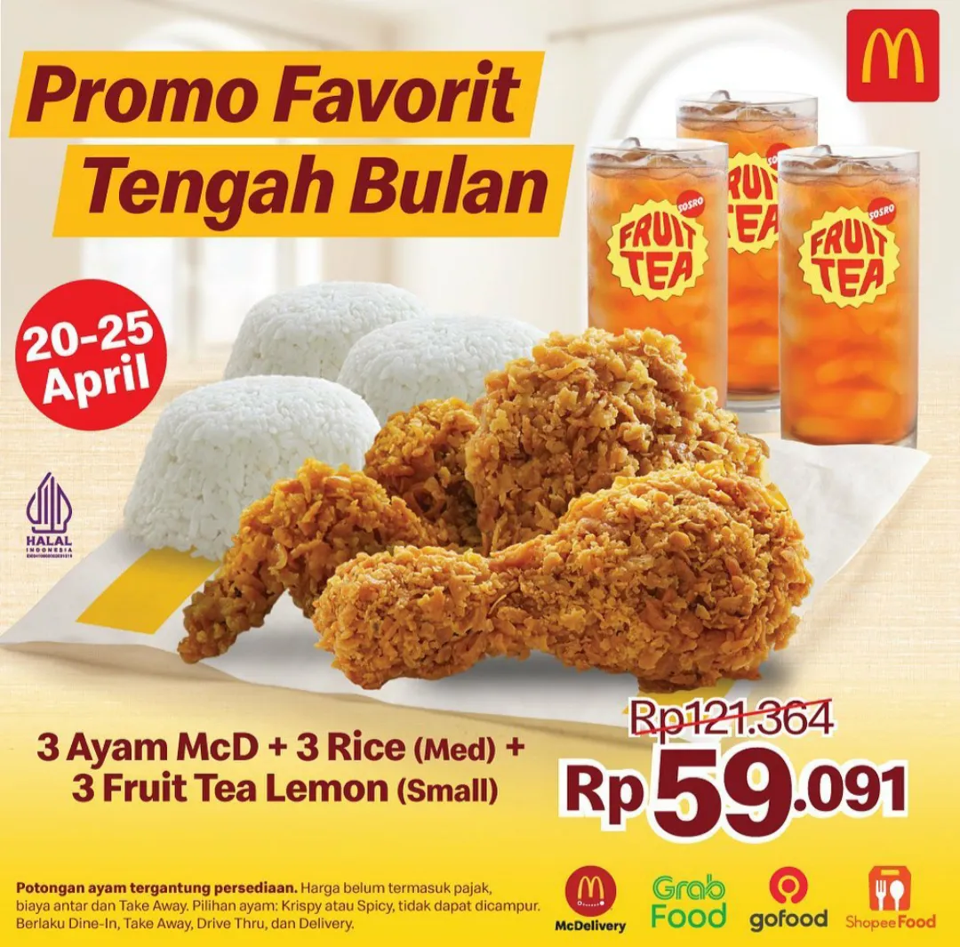 Promo McD Favorit Tengah Bulan