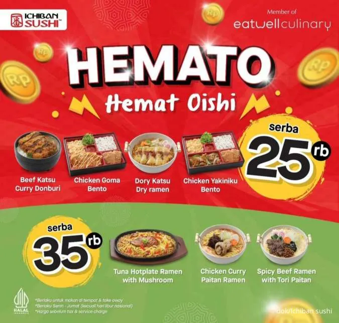 Ichiban sushi paket Hemato