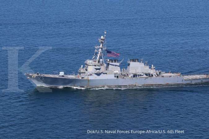 Angkatan Laut Rusia awasi manuver kapal destroyer AS di Laut Hitam