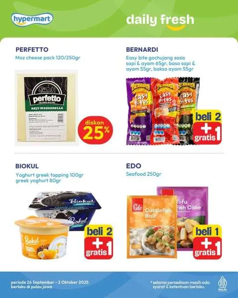 Promo JSM Hypermart Hyper Diskon Weekend Periode 26-29 September 2025