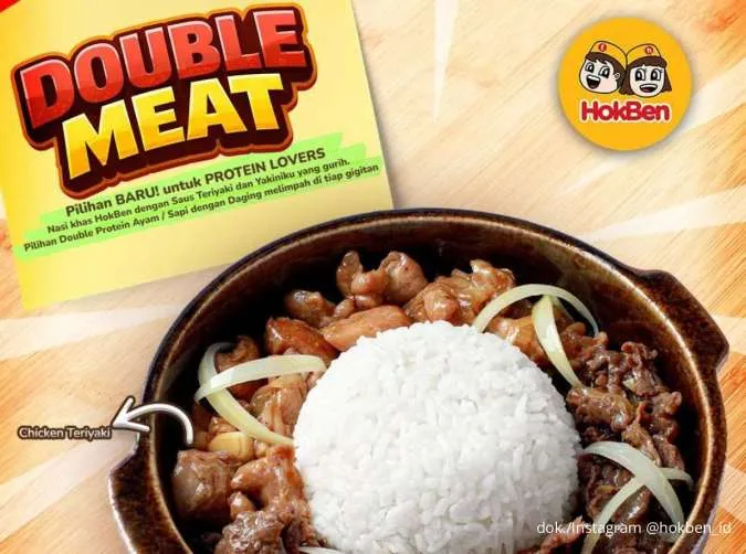 Promo Menu Baru HokBen Double Meat, Rasakan Sensasi Gurih Tiada Tara