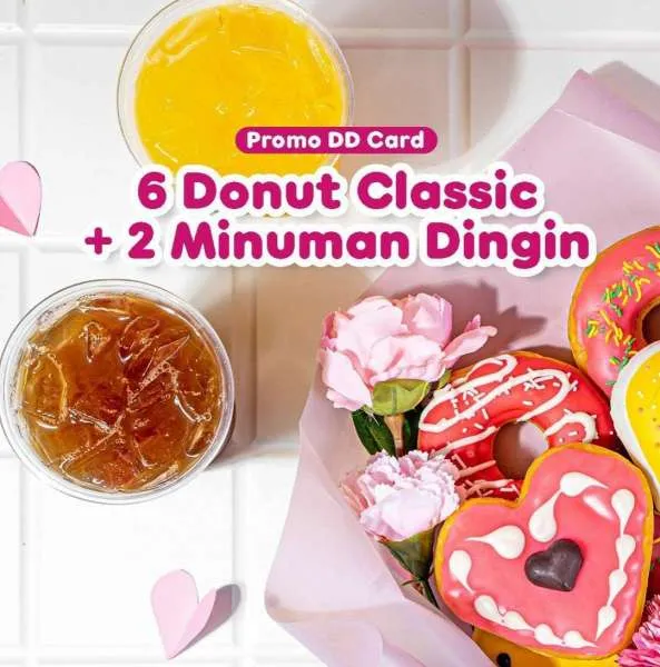 Promo Dunkin Februari 2023 Menu Donut Valentine dan Happy Monday