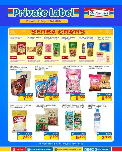 Promo Indomaret Super Hemat Periode 18 September-1 Oktober 2025