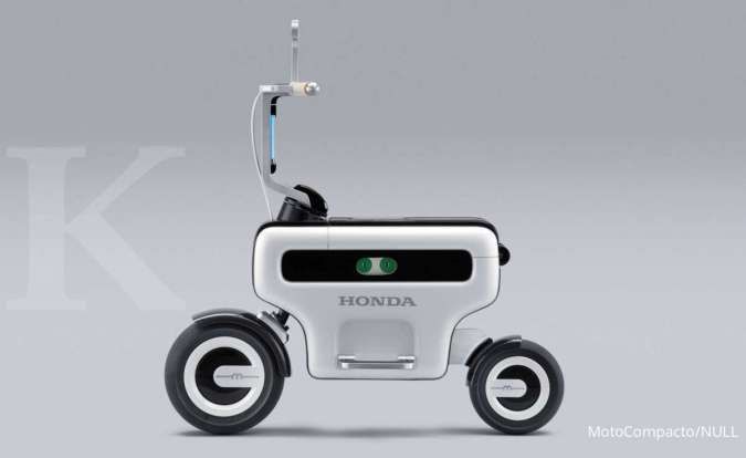 Honda patenkan konsep skuter listrik bernama Motocompacto
