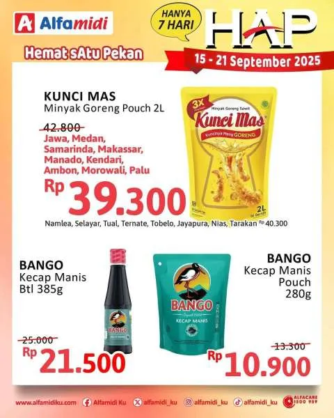 Promo Alfamidi Hemat Satu Pekan Periode 15-21 September 2025
