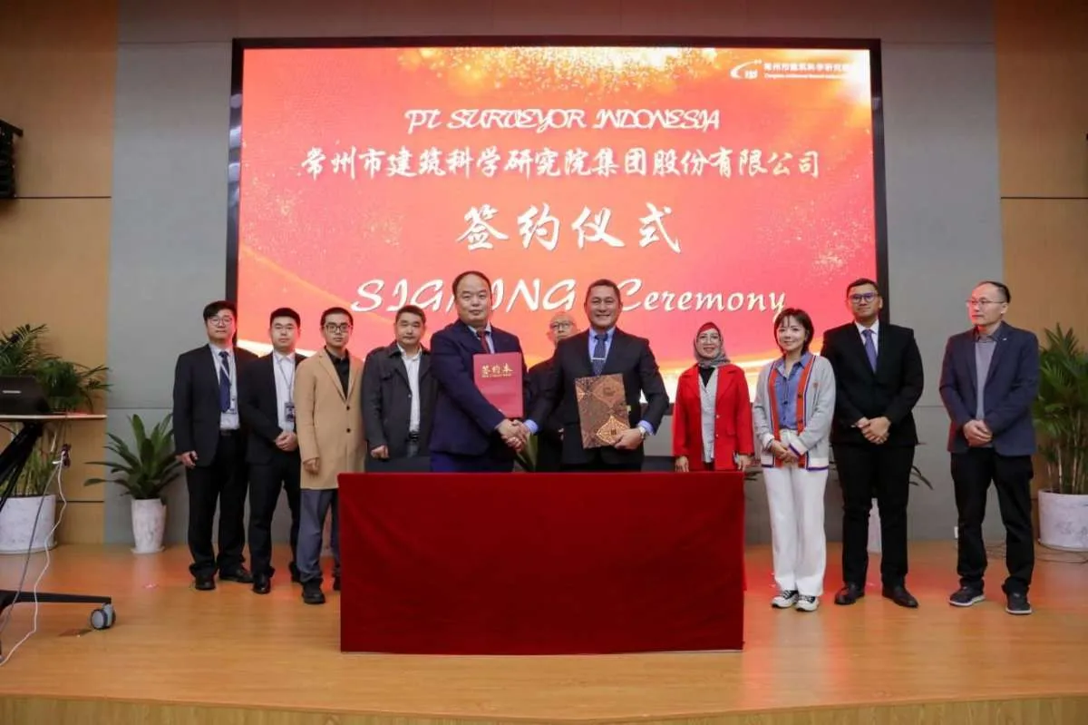 Perkuat Bisnis TICC, Surveyor Indonesia Gandeng Changzhou Architecture Science