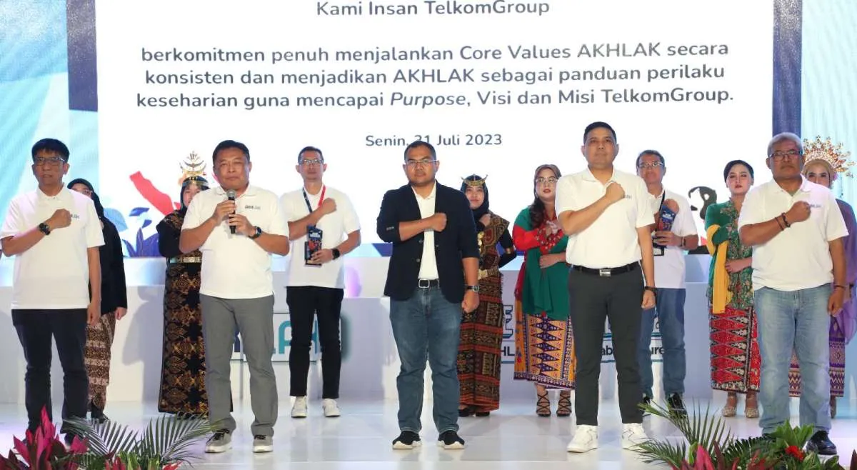  Telkom Sukses Selenggarakan AKHLAK Culture Festival TelkomGroup 2023